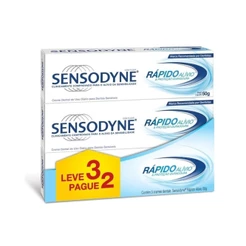 Creme Dental Sensodyne Rapido Alivio 50g Leve 3 Pague 2