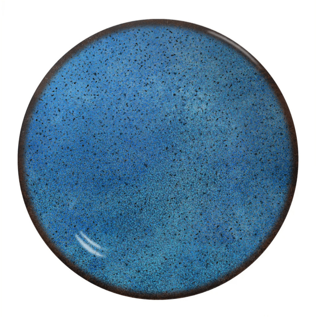 Prato De Sobremesa Cerâmica 20cm Egito Alleanza Azul Rústico em Oferta na Shopee