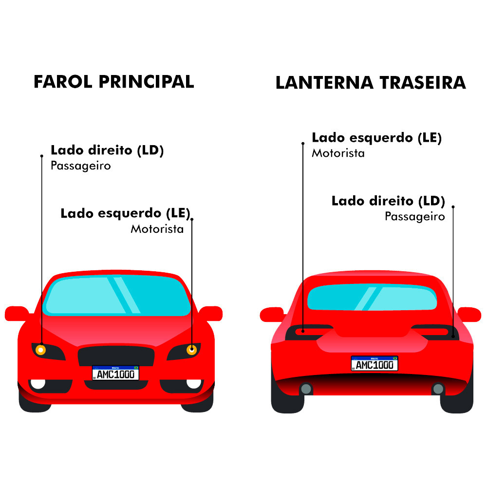 Lanterna Traseira Monza 91/96 Fumê Ld