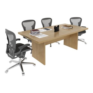 Mesa Escritório/Reunião Multimóveis CR25027 Amendoa em Oferta na Shopee