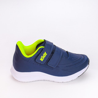 Tênis Infantil Kidy Super Conforto Marinho e Amarelo Neon em Oferta na Shopee