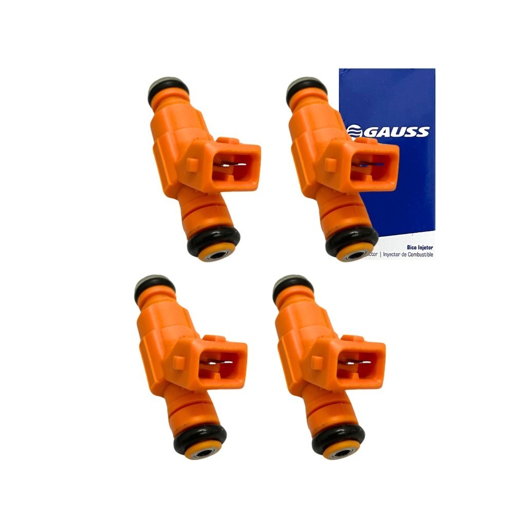 Kit 4 Bico Injetor Combustível 4 Furos Para Gm Astra Vectra S10 Zafira Flex Gauss 0280156086