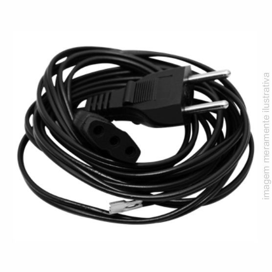 CABO ELÉTRICO PARA PEDAL DE MÁQUINA DE COSTURA ELGIN ANTIGA - 30032