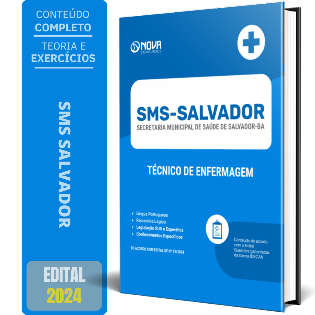 Apostila SMS Salvador BA 2024 - Técnico de Enfermagem