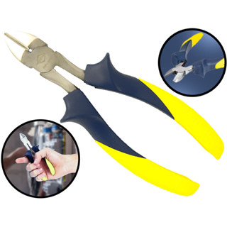 Alicate De Corte Diagonal 6 Polegadas Profissional Cabo Emborrachado 125mm Brasfort em Oferta na Shopee