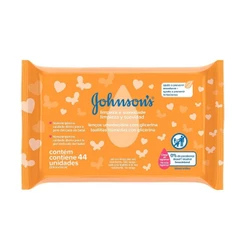 Toalhinhas Umedecidas Johnson's Baby Limpeza e Suavidade 44un