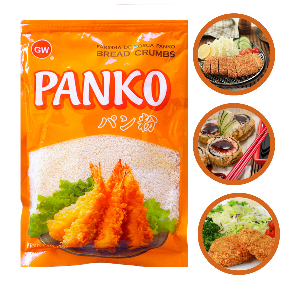 Farinha Panko Flocada para Empanar 200g