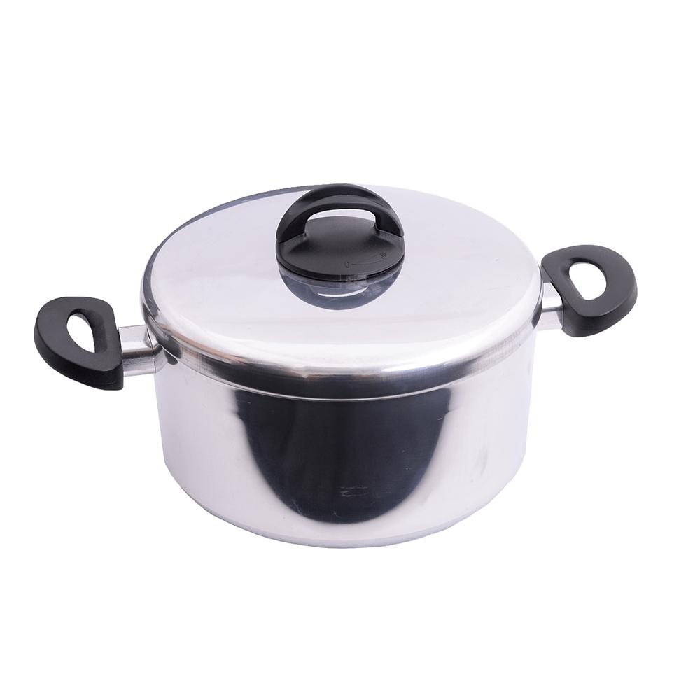 Caçarola Nigro Eterna 22cm, 4 Litros, em Alumínio Polido - 13548 em Oferta na Shopee