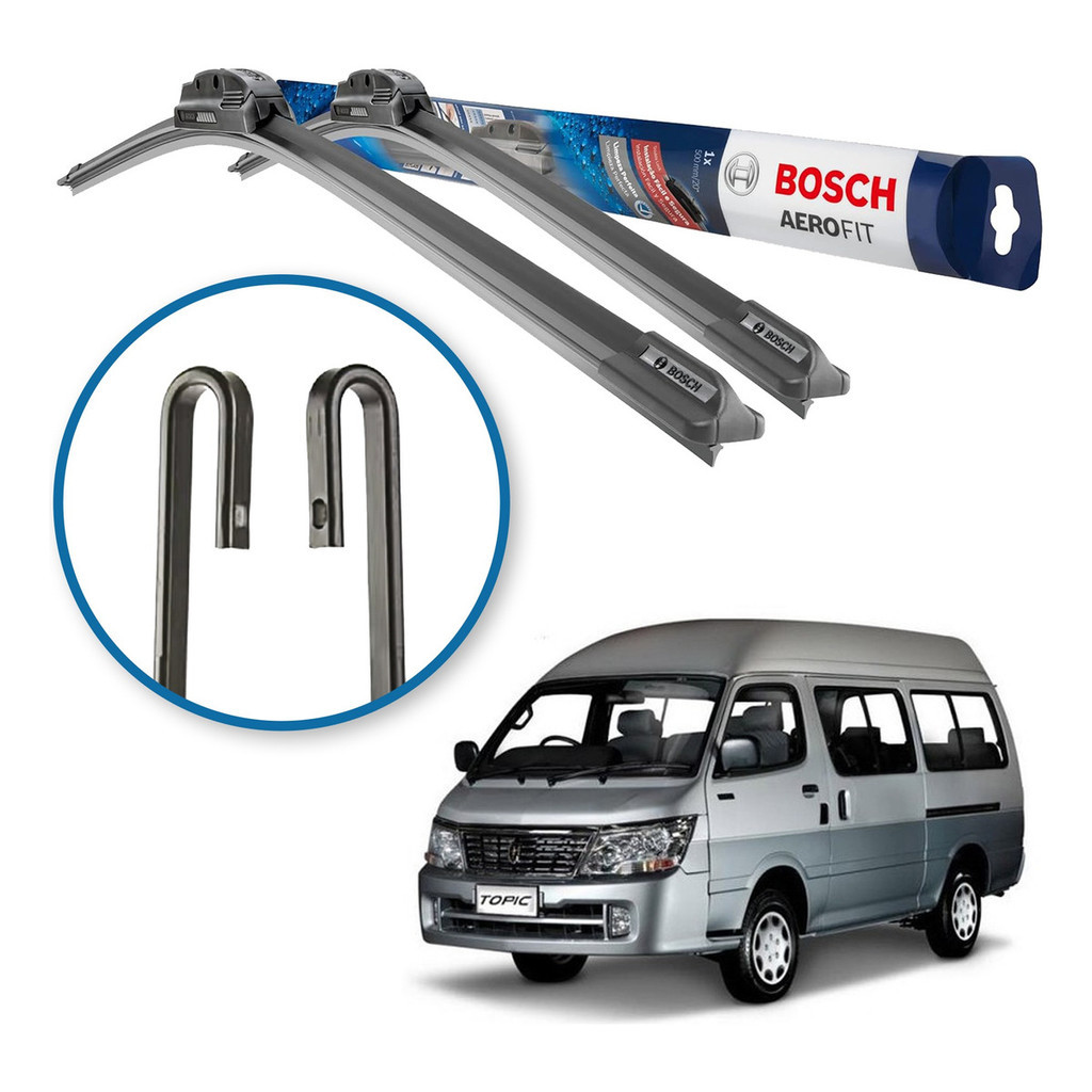 Palheta Parabrisa Bosch Asia Motors Topic 2008 Em Diante