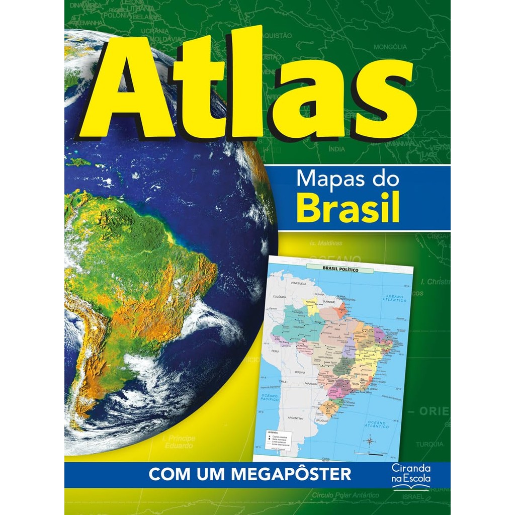 Atlas - Mapas do Brasil | Mega Pôster