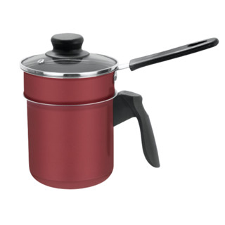 Cuscuzeiro Mini 2pecas Antiaderente Cereja  multi uso em Oferta na Shopee