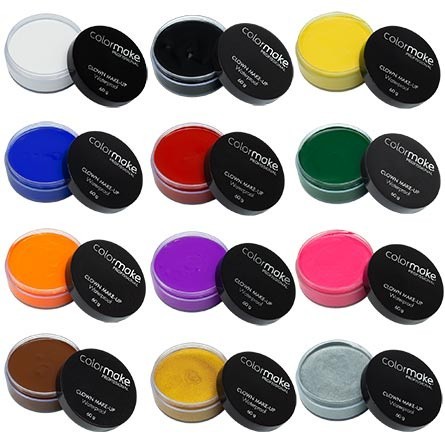 Clown Cremoso makeup 60g Colormake. em Oferta na Shopee