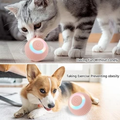 Bola Interativa Eletrônica Do Cão Gato Brinquedo Da Animal De Estimação Para Os Gatos Brincarem Sozinhos