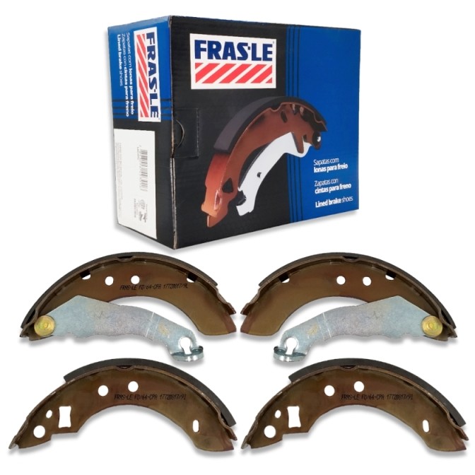Sapata de Freio Traseira Apollo Escort Fiesta Verona Sephia - Frasle FD64CPA