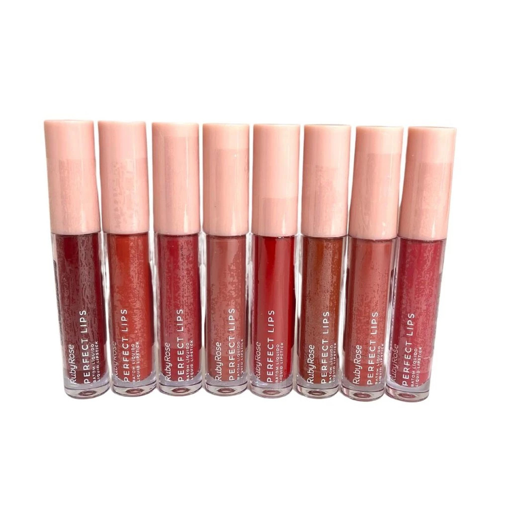 Batom Líquido Perfect Lips linha rosa - Ruby Rose linha rosa Favourite em Oferta na Shopee