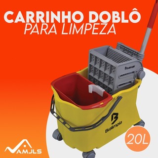 Carrinho Limpeza com Balde 20l e Espremedor