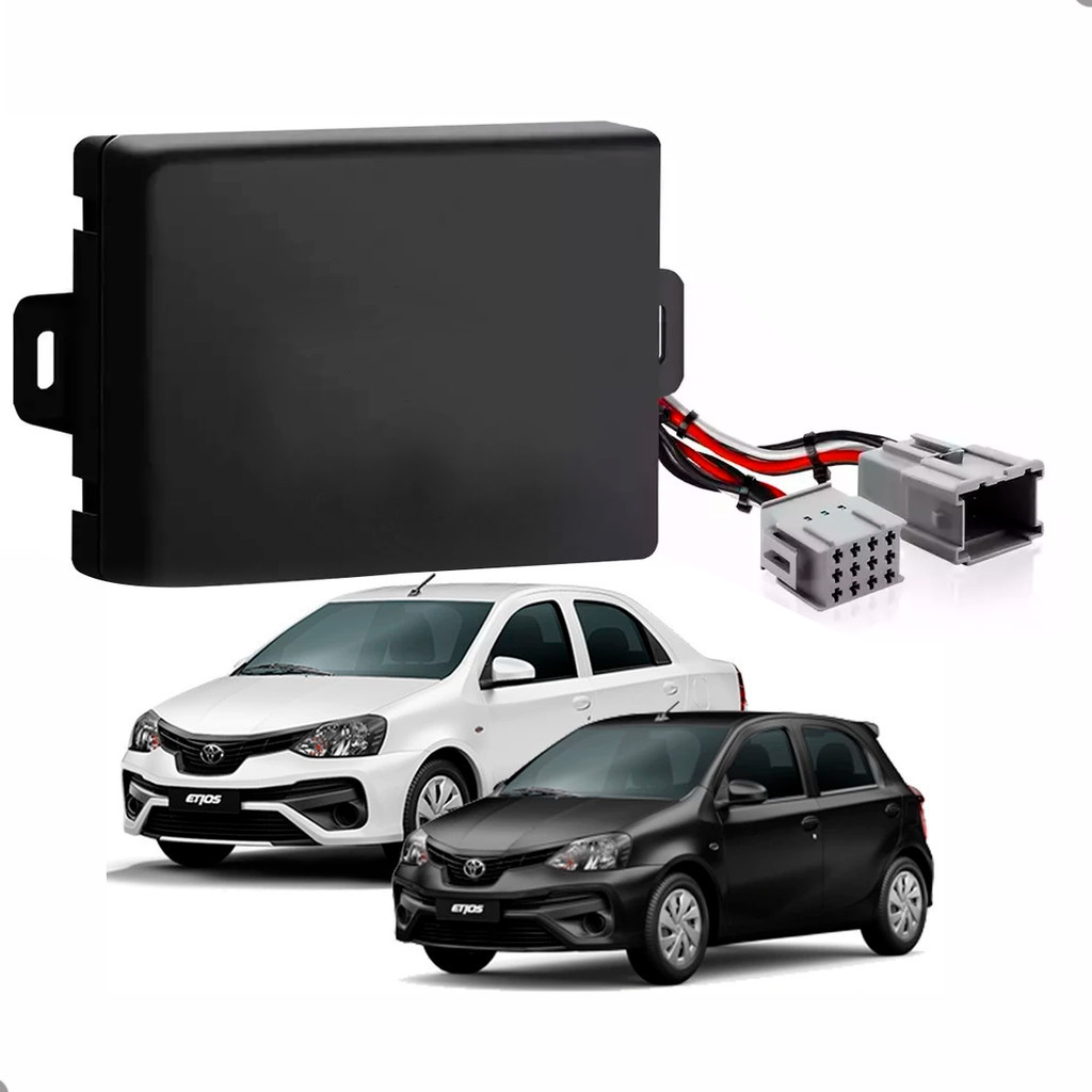 Módulo De Subida e Descida Vidro Elétrico Tury PRO 4.38 CJ para Etios Sedan e Hatch 2015 até 2019 4 Portas