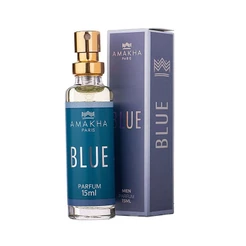 Perfume Masculino Blue 15ml Deo Colônia - Alta Fixação Perfume de Bolsa - Amakha Paris