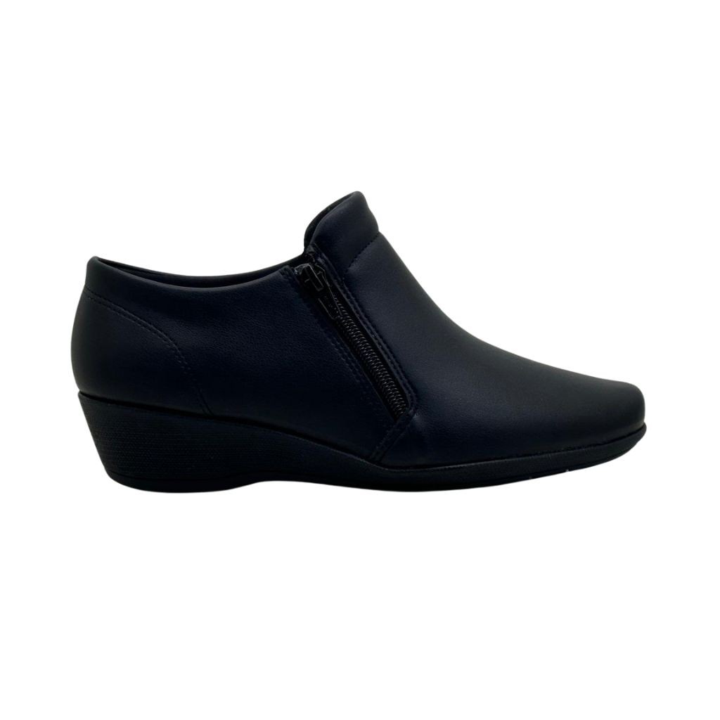Sapato Bota Piccadilly Cano Curto Salto Anabela 143236