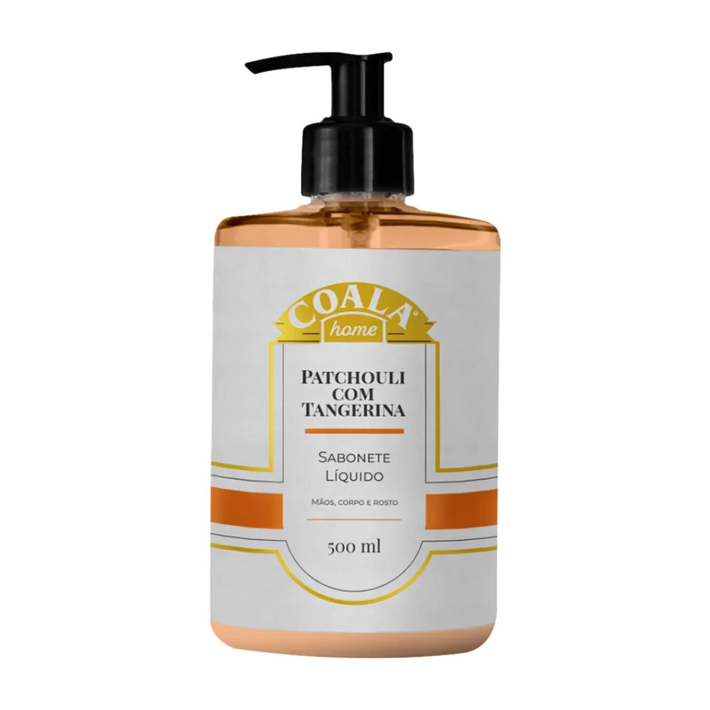 Sabonete Liquido Patchouli Com Tangerina 500ml Coala - Mãos, Corpo e Rosto