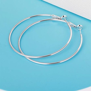 24 Pcs 6cm Argolas Bijuteria dourado/Prateada  Atacado-12 pares em Oferta na Shopee