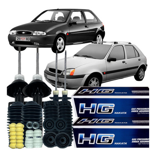 Kit Amortecedor Ford Fiesta 1996 Á 2007