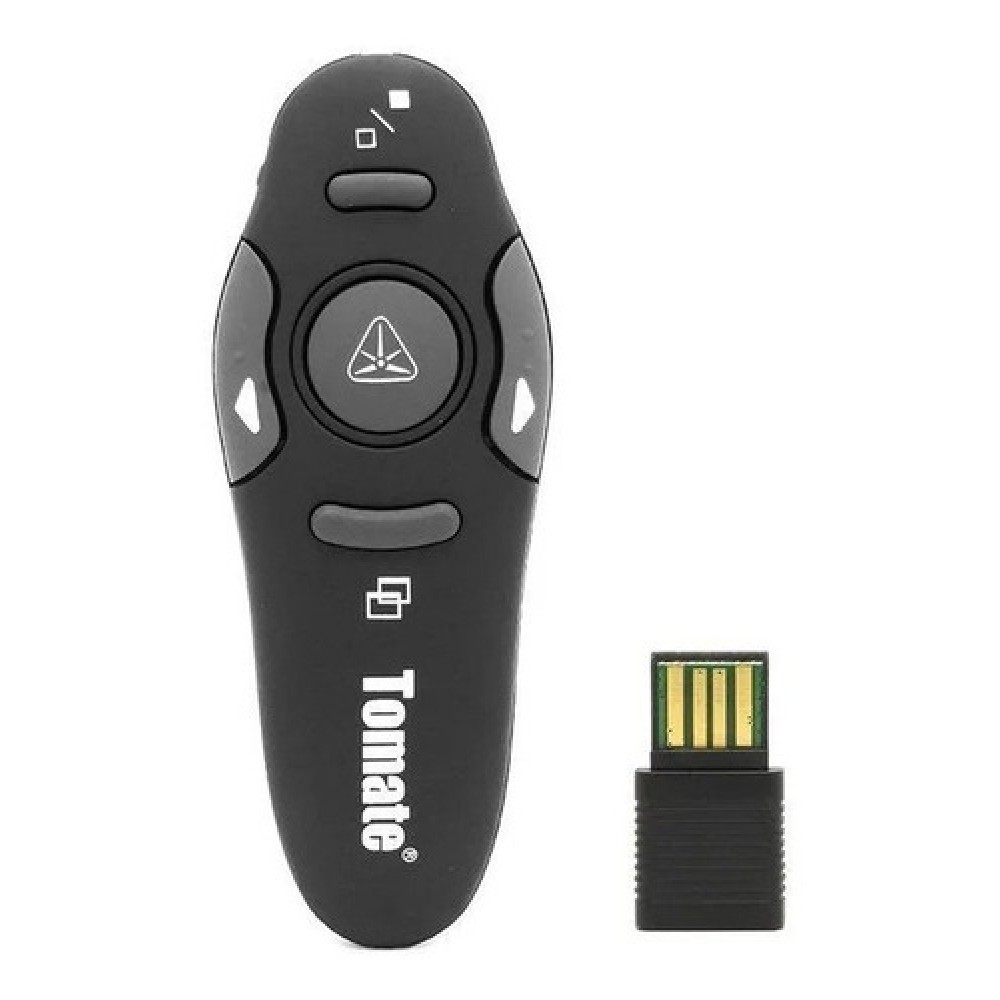 CANETA LASER APRESENTADORA CONTROLE REMOTO LASER - 15 METROS DE ALCANCE SEM FIO BLUETOOTH - TOMATE