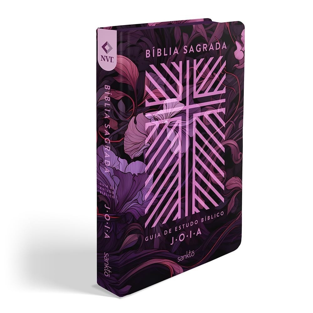 Detalhes do Bíblia NVT com Guia de Estudo Bíblico J.O.I.A.: Capa Floral