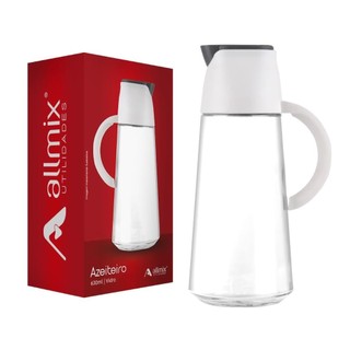 Galheteiro de Vidro Tampa Automática para Azeite ou Vinagre 630ml em Oferta na Shopee
