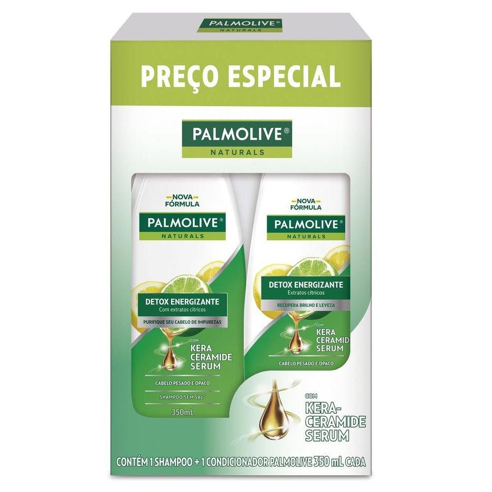Pack Shampoo e Condicionador Palmolive Naturals Detox 350ml em Oferta na Shopee