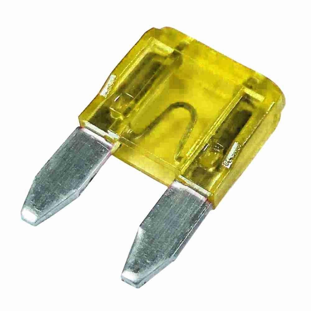 KIT 100 FUSIVEL MINI LAMINA 20A - UNIVERSAL em Oferta na Shopee