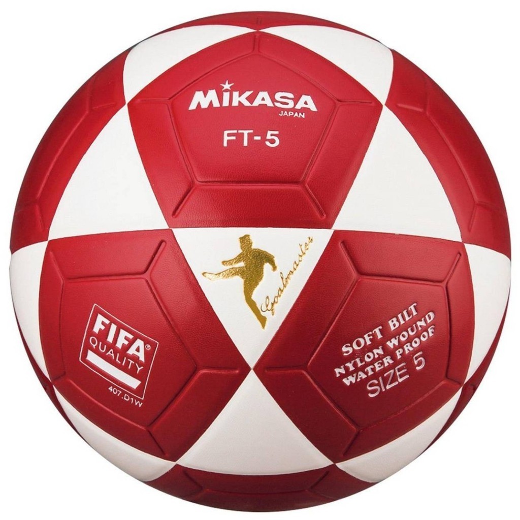 Bola de Futevôlei Mikasa FT-5 Edição Natalia Guitler Vermelho e Branco Oficial em Oferta na Shopee