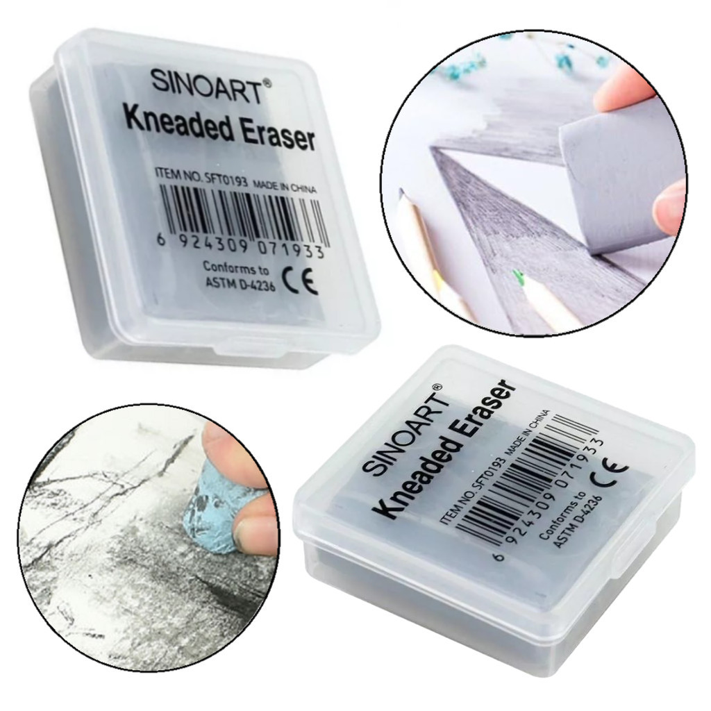 Borracha Artística Maleável Limpa Tipo Profissional de Desenhos em Oferta na Shopee
