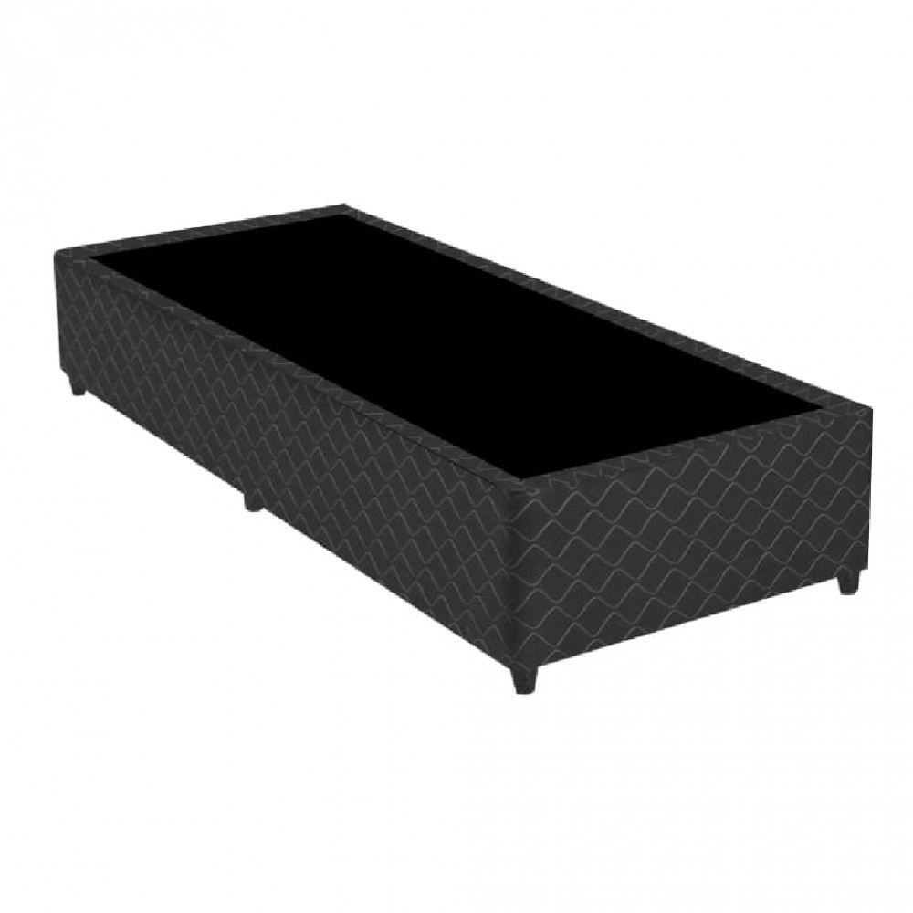Base Box Ouro Preto Poliéster Bordado Gazin