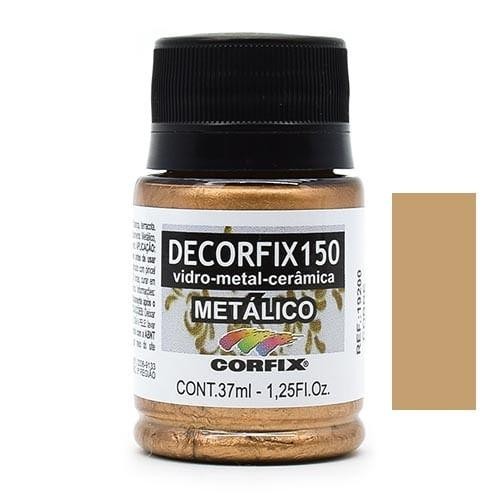 Tinta Decorfix 150 Metálico 37ml - Metal, Vidro e Cerâmica — imagem 2 de 2