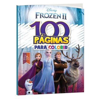 100 Páginas para Colorir Disney - Frozen 2 em Oferta na Shopee
