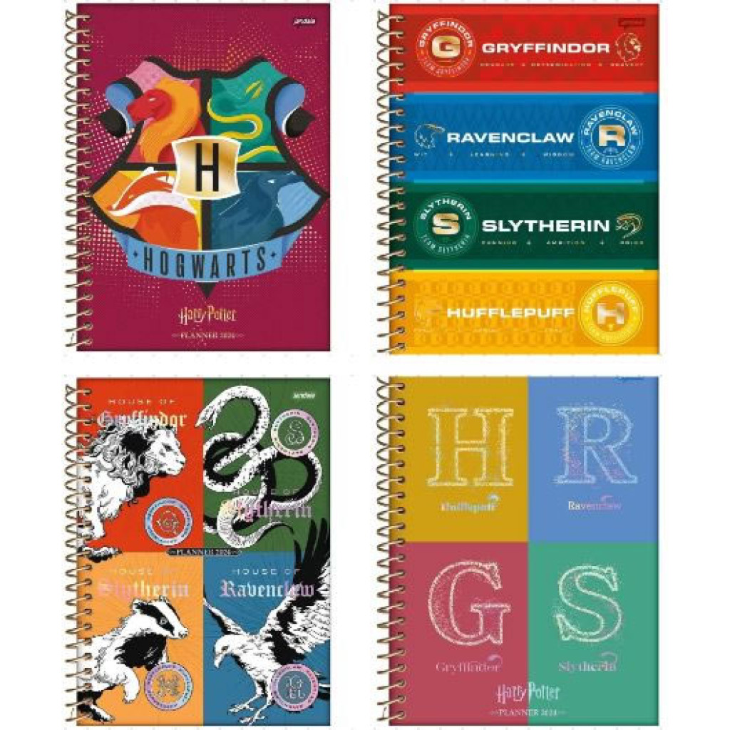 AGENDA PLANEJAMENTO ESPIRAL UNIV CD 192PGS  HARRY POTTER FSC   JANDAIA   74780 24