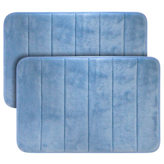 Kit com 2 Tapetes de Banheiro Antiderrapante Super Soft 60x40cm Camesa