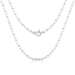 Corrente Masculina de Prata 925 Veneziana Longa 1.8mm