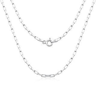 Corrente Masculina de Prata 925 Veneziana Longa 1.8mm
