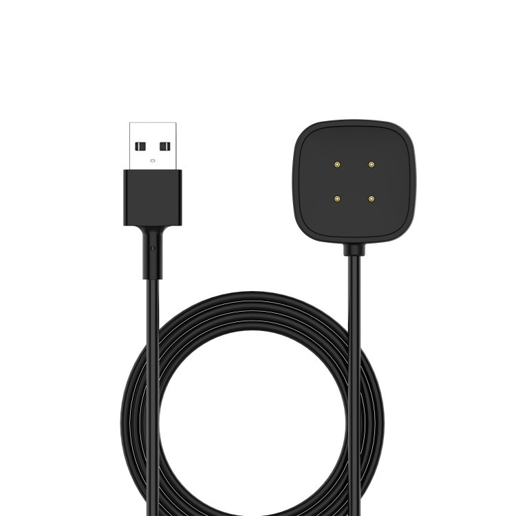 Venda A Quente Para Fitbit Versa 3/Sense Smart Watch Carregador De Berço Portátil Cabo De Carregamento USB , Comprimento : 1m