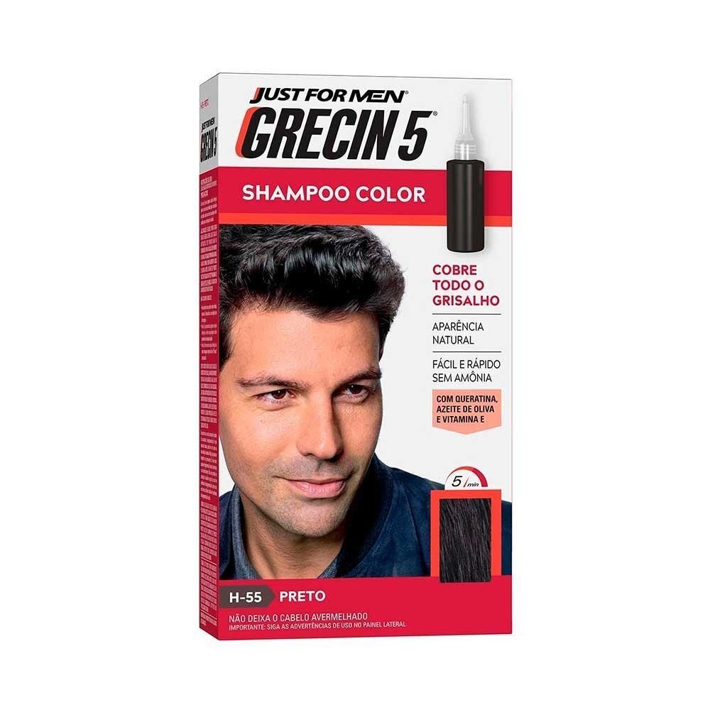 GRECIN 5 SHAMPOO COLOR PRETO COM 30ML