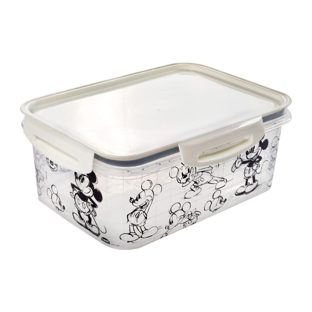 Pote de Plástico com Travas Hermético 2,6 L Mickey Plasútil em Oferta na Shopee
