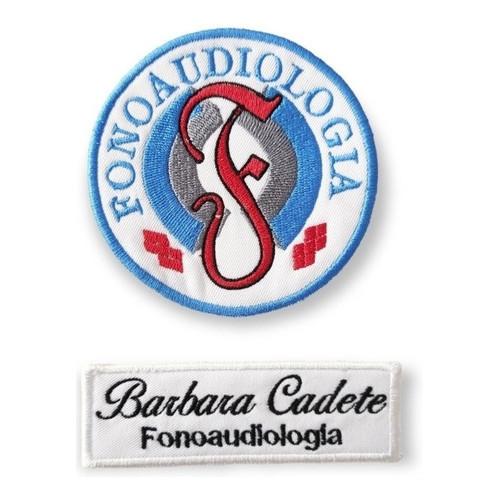 Patch Fonoaudiologia - Kit  Nome + Logotipo