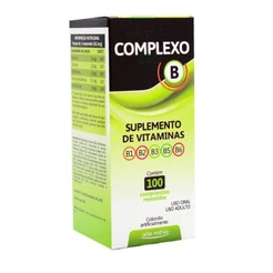 COMPLEXO B COM 100 COMPRIMIDOS