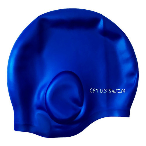 Touca De Silicone Para Natação Cobre Orelha Cabelo Volumoso