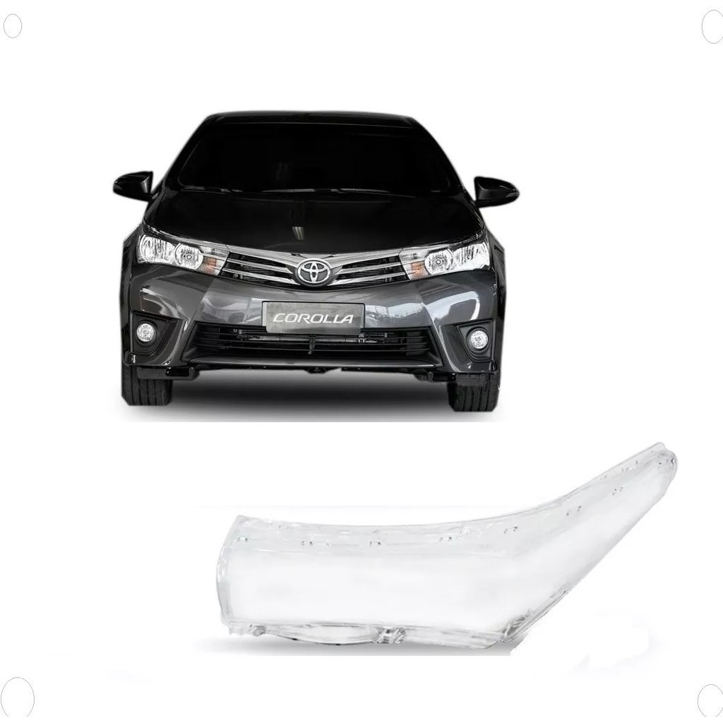 Lente Farol Toyota Corolla 2015 2016 2017 Esquerdo