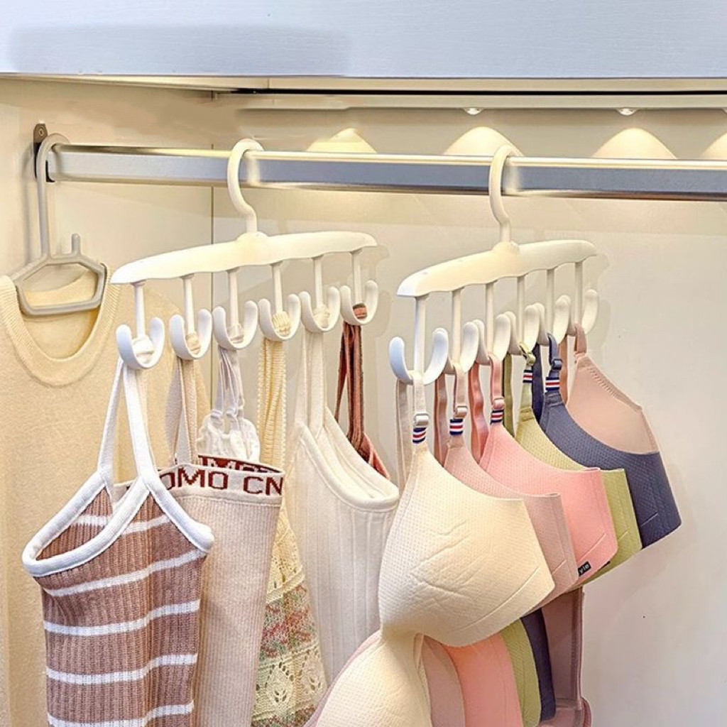 12 Cabide Giratório Cabide 360 Graus Multifuncional Underwear Baixo Consumo Camisa Suspensórios De Armazenamento Cabides