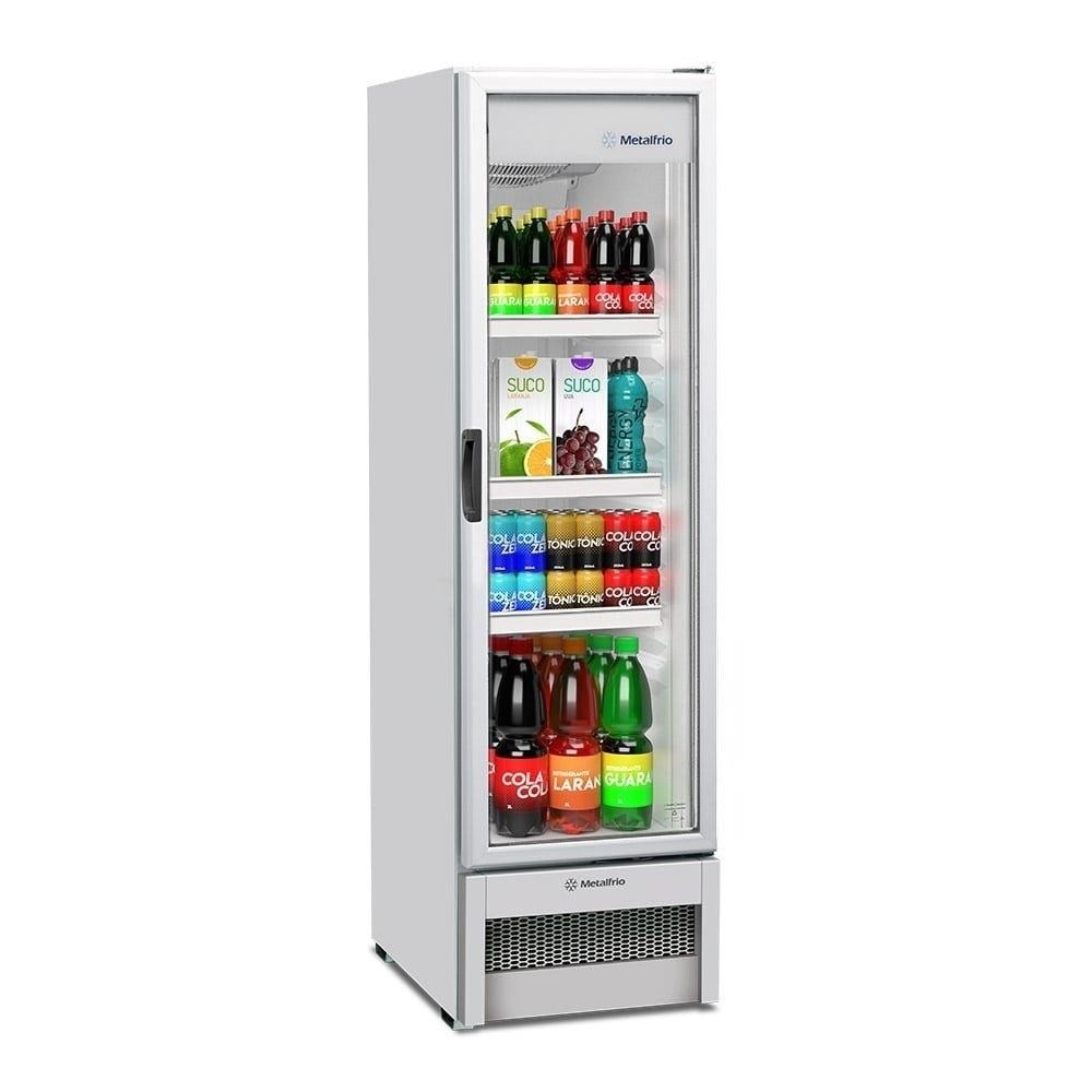 Expositor/Refrigerador Vertical Metalfrio | 324 Litros VB28, Porta de Vidro, Branco em Oferta na Shopee