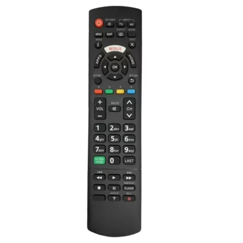 Controle Compatível Com Tv Smart Panasonic Viera Tnq Netflix